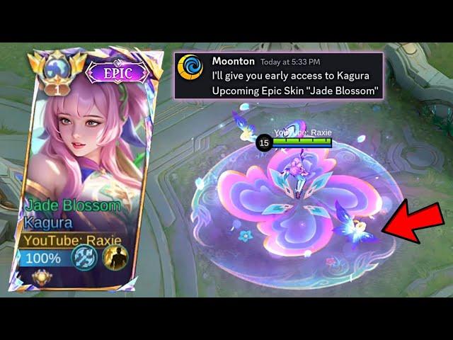 KAGURA NEW EPIC SKIN "JADE BLOSSOM" IS FINALLY HERE!! (early access) - MLBB