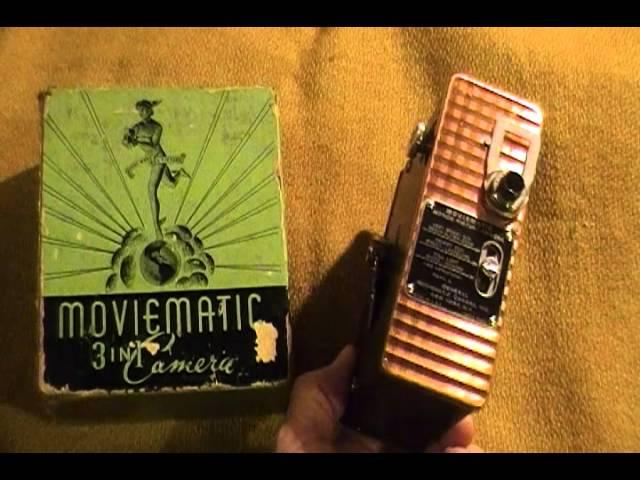 Vintage 8mm movie camera  Moviematic Home videos Retro Antique Film