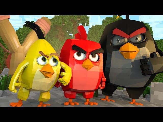 Minecraft | ANGRY BIRDS MOVIE! Angry Birds Mod Showcase! (Pigs, Leonard, Angry Birds Mod)