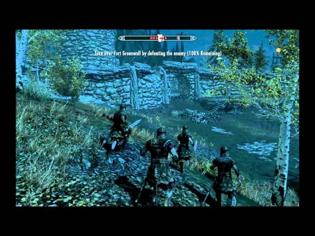 The Elder Scrolls V Skyrim Battle for Fort Greenwall