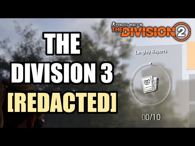 Division 2- Langley Reports LEAKED!! Major Spoilers!