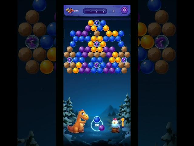 DINO BUBBLE SHOOTER LEVEL 17 #gameplay #playball #bubblegame #playstoregames #gamebola #games