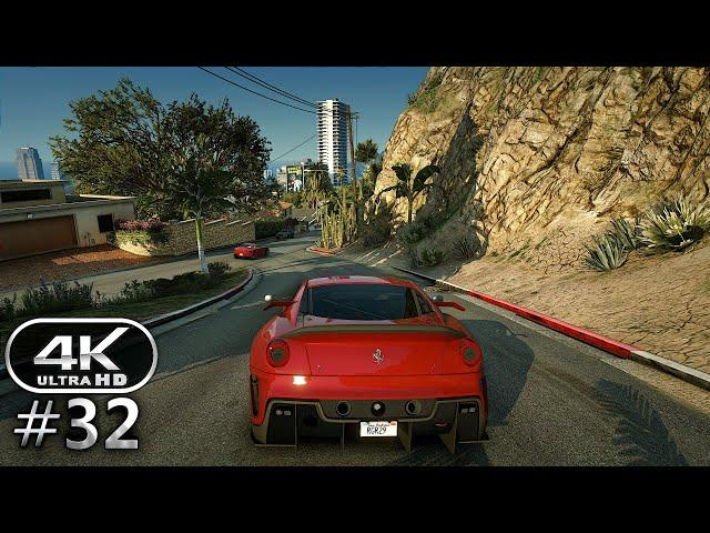 Grand Theft Auto 5 4K Ultra Graphics Gameplay Walkthrough Part 32 - GTA 5 PC 4K 60FPS