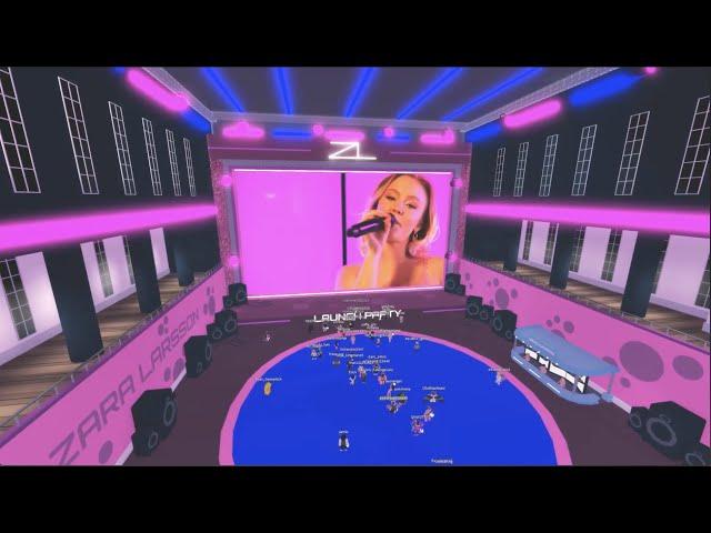 Zara Larsson Roblox Launch Party Recap