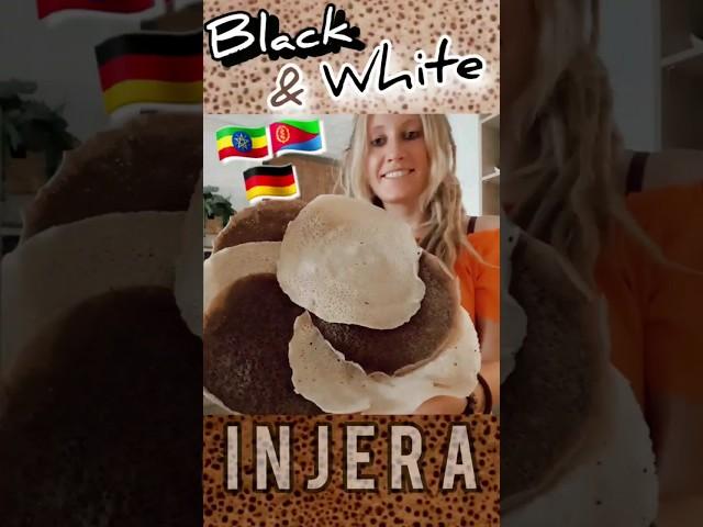 Black & White Injera #ethiopia #eritrea #habesha #injera #food #africa #rastafood #vegan #eastafrica