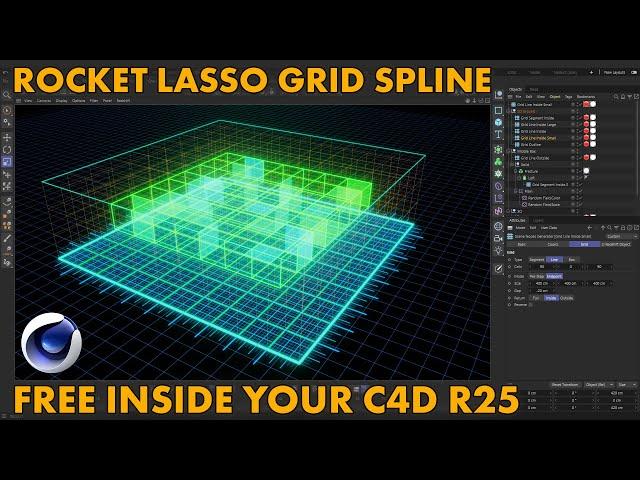 Grid Spline! A free R25 Rocket Lasso tool that's already in your Asset Browser.