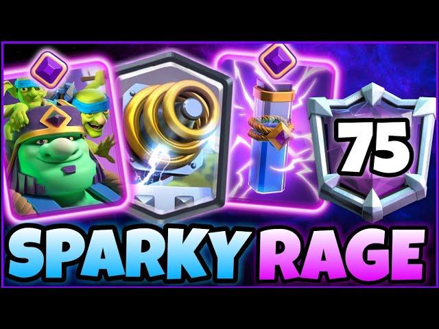 Top 70 with Goblin Giant Sparky Rage Deck.!