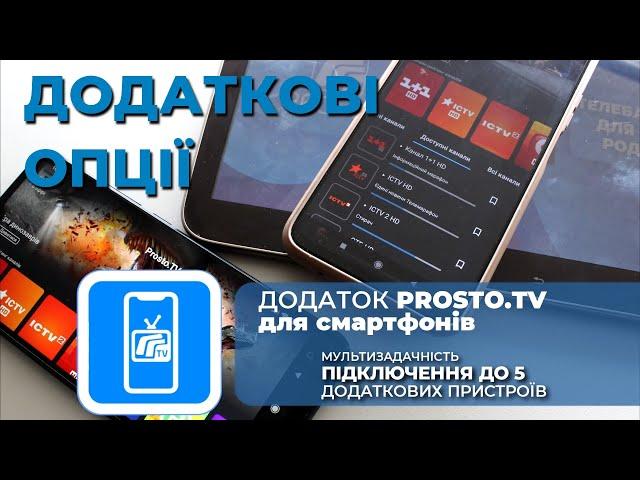 Додаток PROSTO.TV для смартфонів. Підключення пристроїв, безпека і тест швидкості