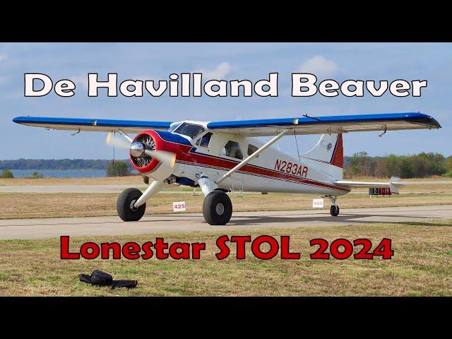 De Havilland Beaver - Lonestar STOL 2024 - Takeoff & Landing