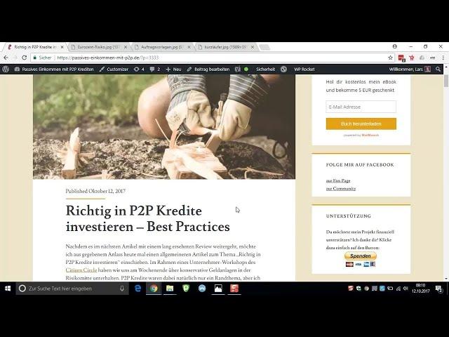 Richtig in P2P-Kredite investieren – Best Practices