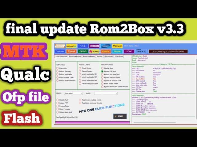 Zabardust Update Rom2Box v3.3 2023 || Factory rest, rest frp,ofp Qual+ MTK Powerful update 