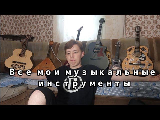 все мои музыкальные инструменты