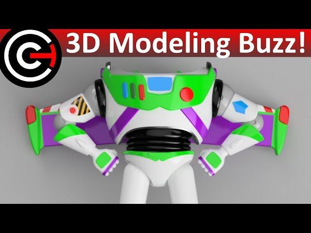 3D Printed Buzz Lightyear Part 1 - 3D Modeling