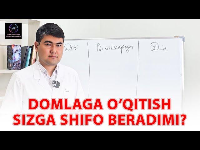 Domlaga o'qitish, psixoterapiya yoki dorilar bilan davolash; qaysi biri eng to'g'risi?