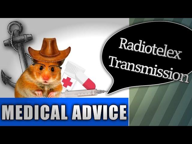 Manual Transmission for Medical Advice (Radiotelex) | GMDSS | Communication Onboard