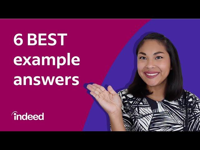 Tell Me About Yourself: Top 6 Example Answers for a Job Interview | Indeed Career Tips