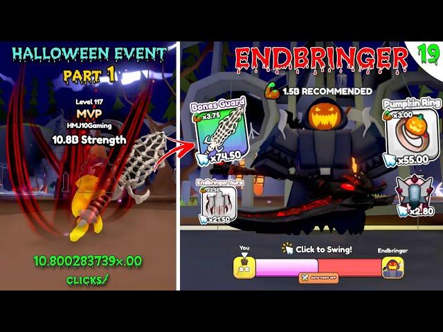 Halloween Event World Part 1 | EndBringer - Bones Guard & Pull a Sword Roblox #19