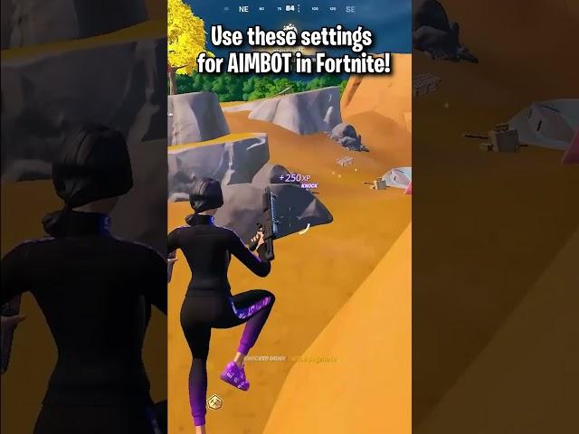 THE *BEST* PC Sensitivity + DPI (PC FORTNITE Chapter 4) AIMBOT SETTINGS  #shorts #Fortnite​​​​​​