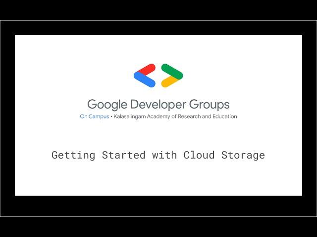 Getting Started with Cloud Storage - GenAI Study Jams Challenge Lab