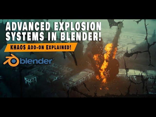 KHAOS Detonator Add-on for Blender: Quickstart and Installation Video (Explosion Add-on)