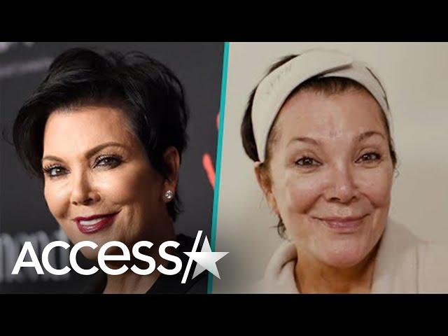 Kris Jenner Goes MAKEUP-FREE In Kim Kardashian Skincare Tutorial