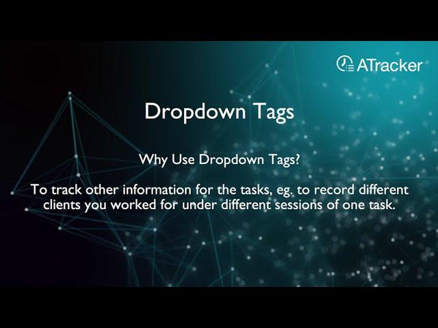 ATracker, Dropdown tag demo