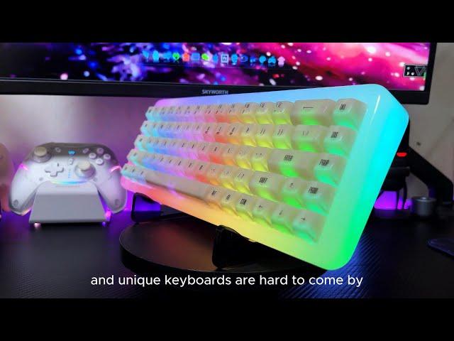 Discover the Elegance of the Akko YU01 Resin Keyboard | Unbox & Review