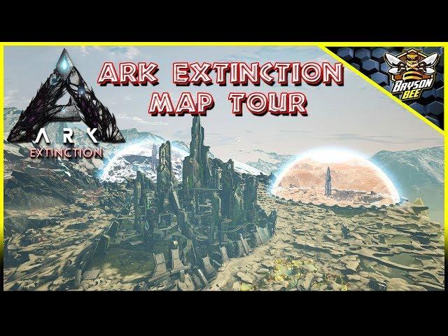 Ark Extinction Map Exploration Tour #arkextinction #playARK #BrysonBee