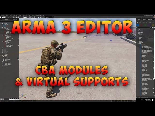 Arma 3 Editor | CBA Modules (Attack, Defend, Patrol) and Support Modules