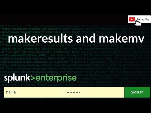 makeresults and makemv commands in splunk