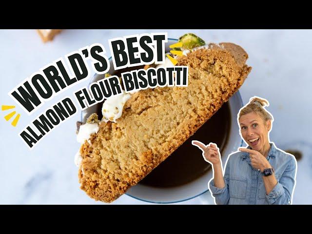 World's Best ALMOND FLOUR BISCOTTI 𑗅 Gluten-Free Rusk