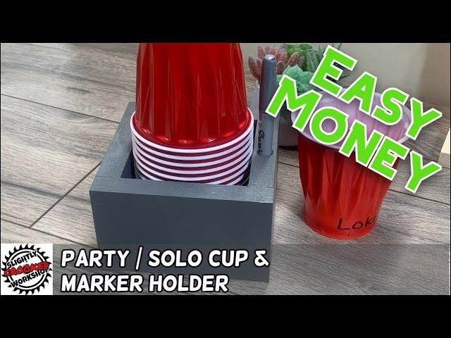 Make Easy Money This Christmas Season with This Cup and Marker Holder #christmas