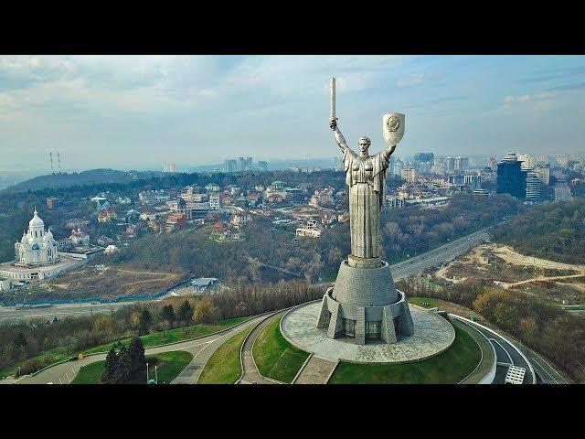 [4K] Morning KYIV Aerial View, UKRAINE