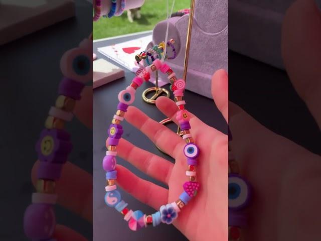 My pop-up stall! #getmeto100subs #bracelet #makingbracelets #braceletdesign