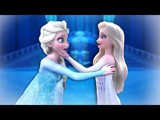 IF Elsa blue dress MEETS Elsa White dress