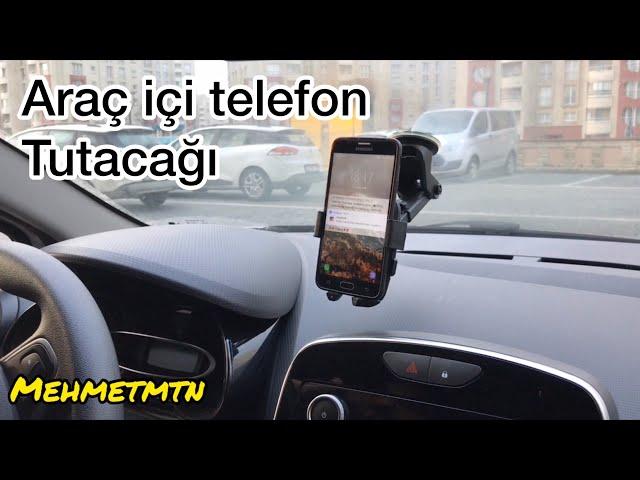 Vantuzlu Torpido Üstü Teleskobik Araç İçi Telefon Tutucu