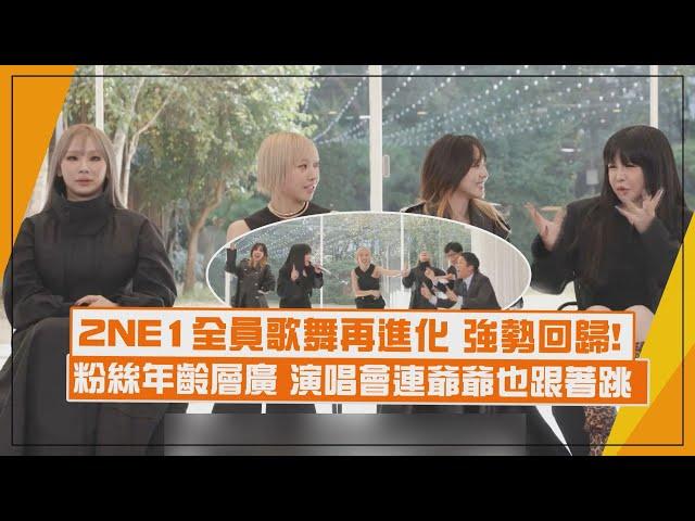 【2NE1】全員歌舞進化強勢回歸! 粉絲年齡層廣 演唱會連爺爺也跟著跳