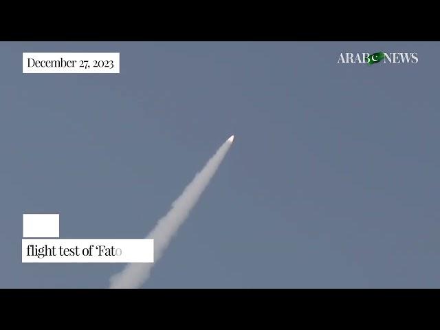 Pakistan army conducts successful flight test of ‘Fatah-II’ missile