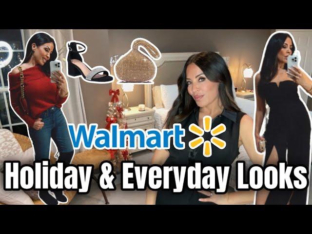 WALMART ALL *NEW* CLOTHING HAUL Holiday & Everyday Looks! #walmartwednesday #walmartfashion