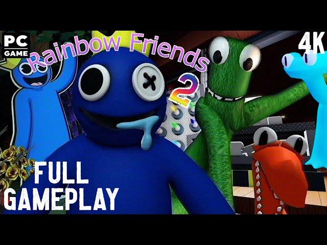 Rainbow Friends - Chapter 2 Full Gameplay Walkthrough 4K PC Game No Commentary