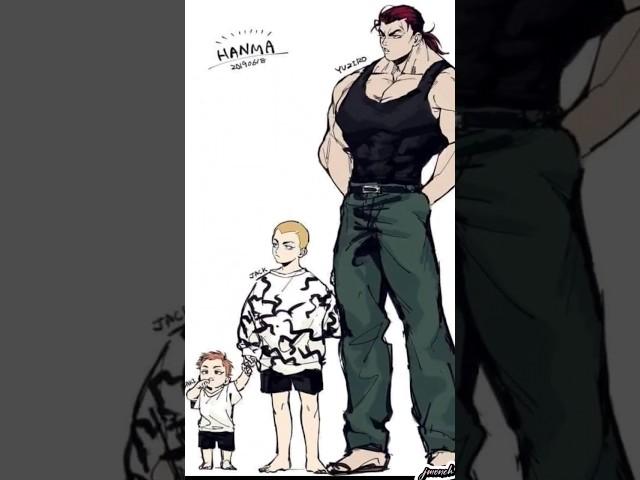 Hanma Family in Real Life phonk #baki #yujirohanma #jackhanma #hanma #phonk #anime