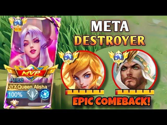 THIS KHALEED & FANNY REGRETS WHAT THEY DID TO ALICE (they've got karma )| ALICE EPIC COMEBACK |MLBB