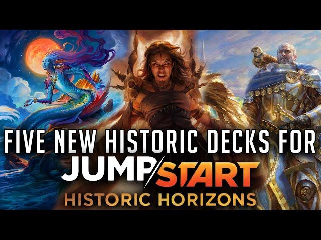 FIVE New Historic Decks For Jumpstart Historic Horizons