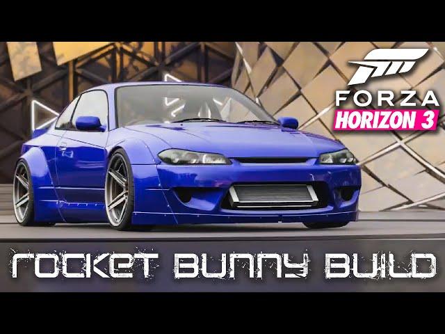 Forza Horizon 3 Custom Cars #1 - Rocket Bunny Nissan Silvia S15 Drift Build - New Rims & Parts