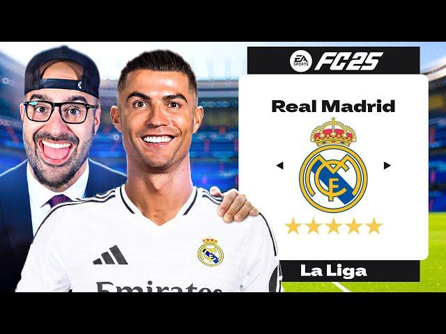 I SIGN RONALDO & BECOME REAL MADRID NEW MANAGER! FC 25 CAREER MODE