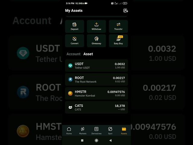 Live cats token received in bybit#catstoken #cryptocurrency #bybit