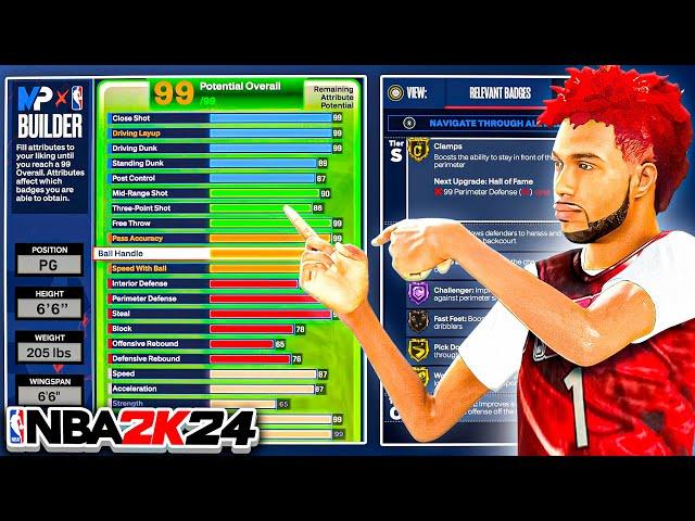 NBA 2K24 MY PLAYER BUILDER FULL-BREAKDOWN - WATCH THIS VIDEO BEFORE MAKING A BUILD