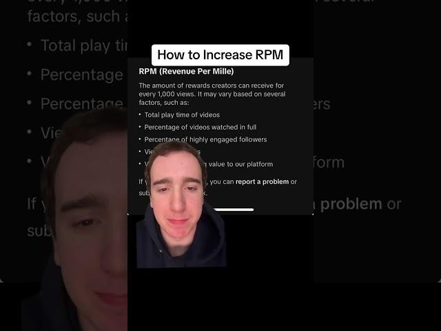 How to Increase RPM on TikTok