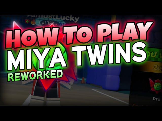 MIYA TWINS GUIDE REWORKED! #volleyballlegends #haikyuulegends