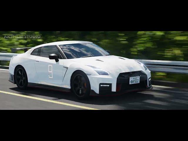 MF GHOST: SHUN AIBA - NISSAN GT-R NISMO [BLENDER CINEMATIC]